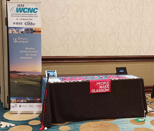 WCNC2023 stand in the Exhibit Hall